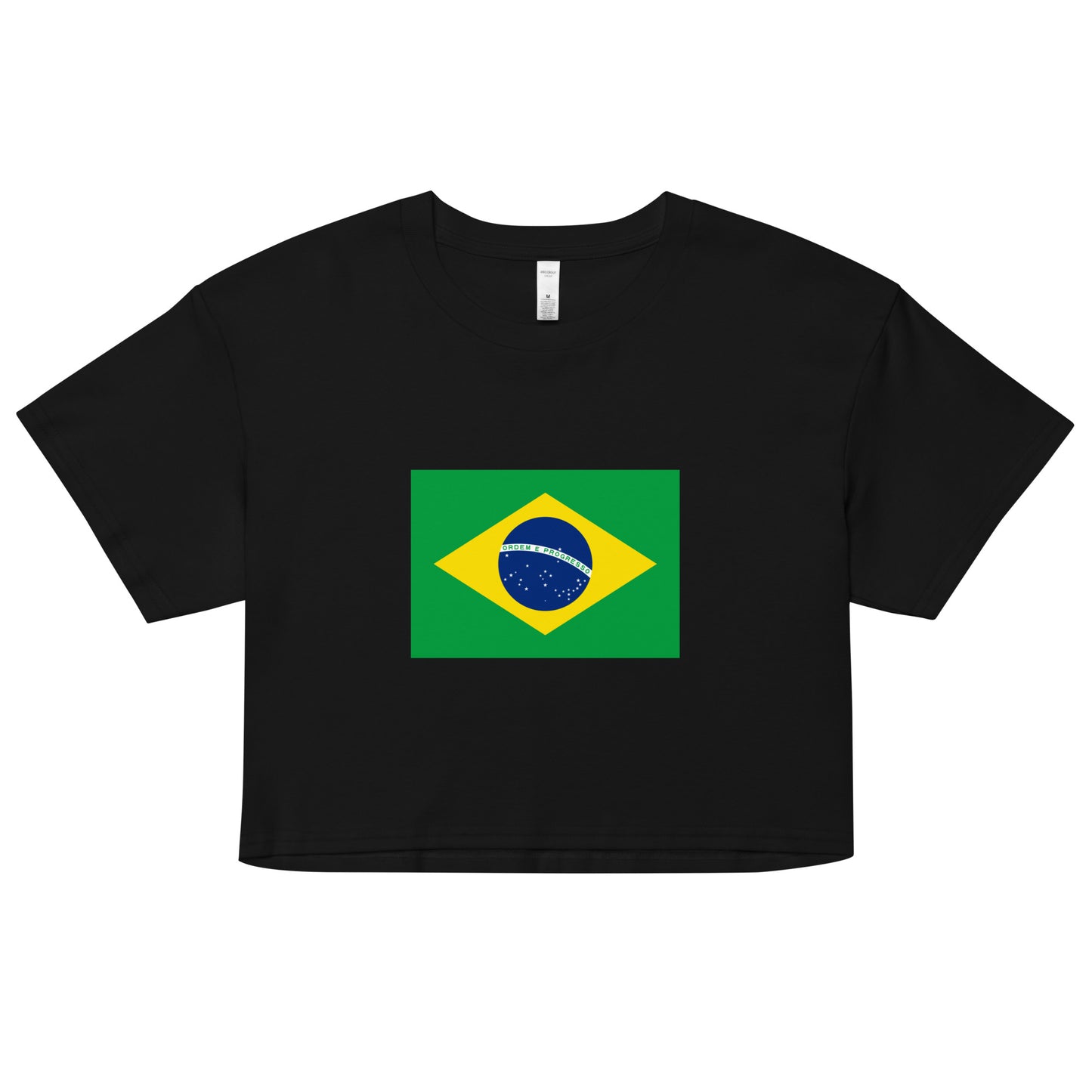 Brazil Flag Women’s crop top