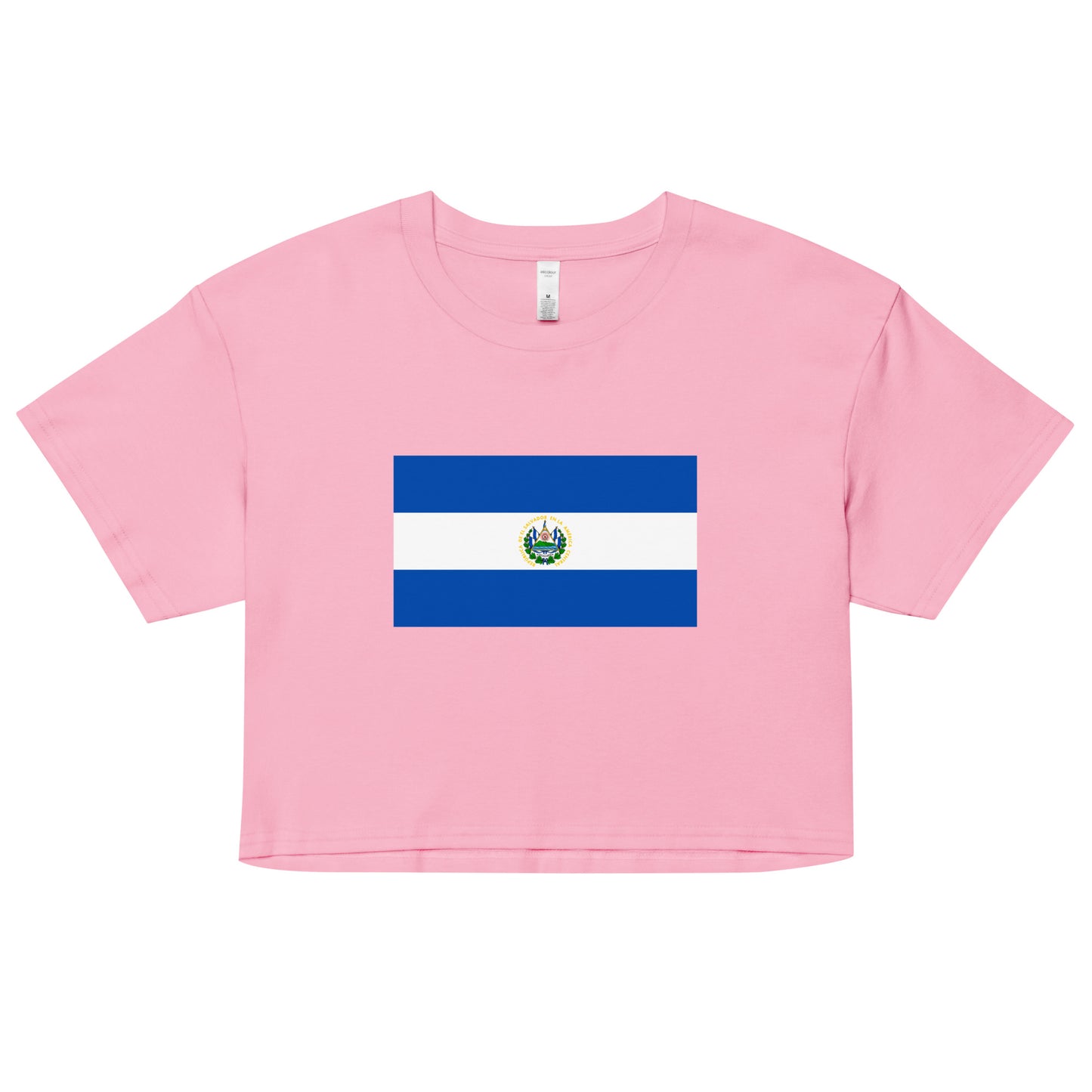 El Salvador Flag Women’s crop top