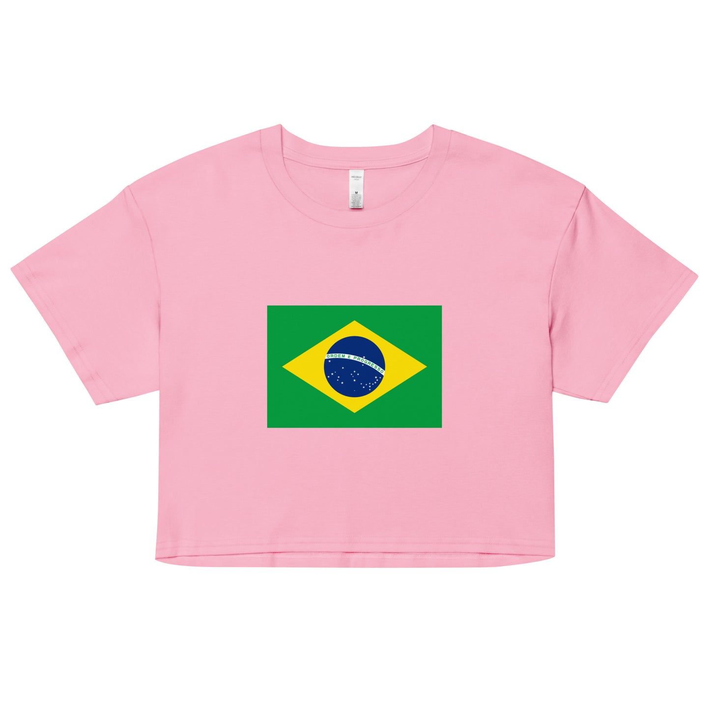 Brazil Flag Women’s crop top