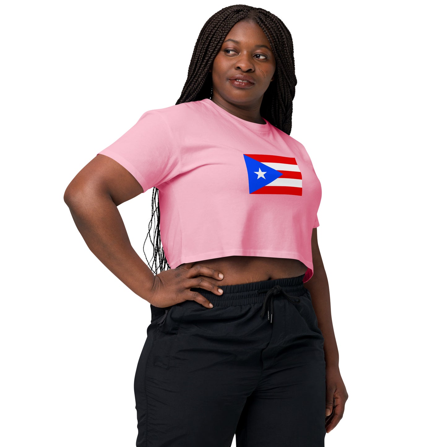 Puerto Rico Flag Women’s crop top