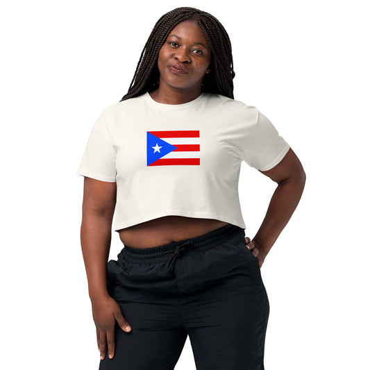 Puerto Rico Flag Women’s crop top