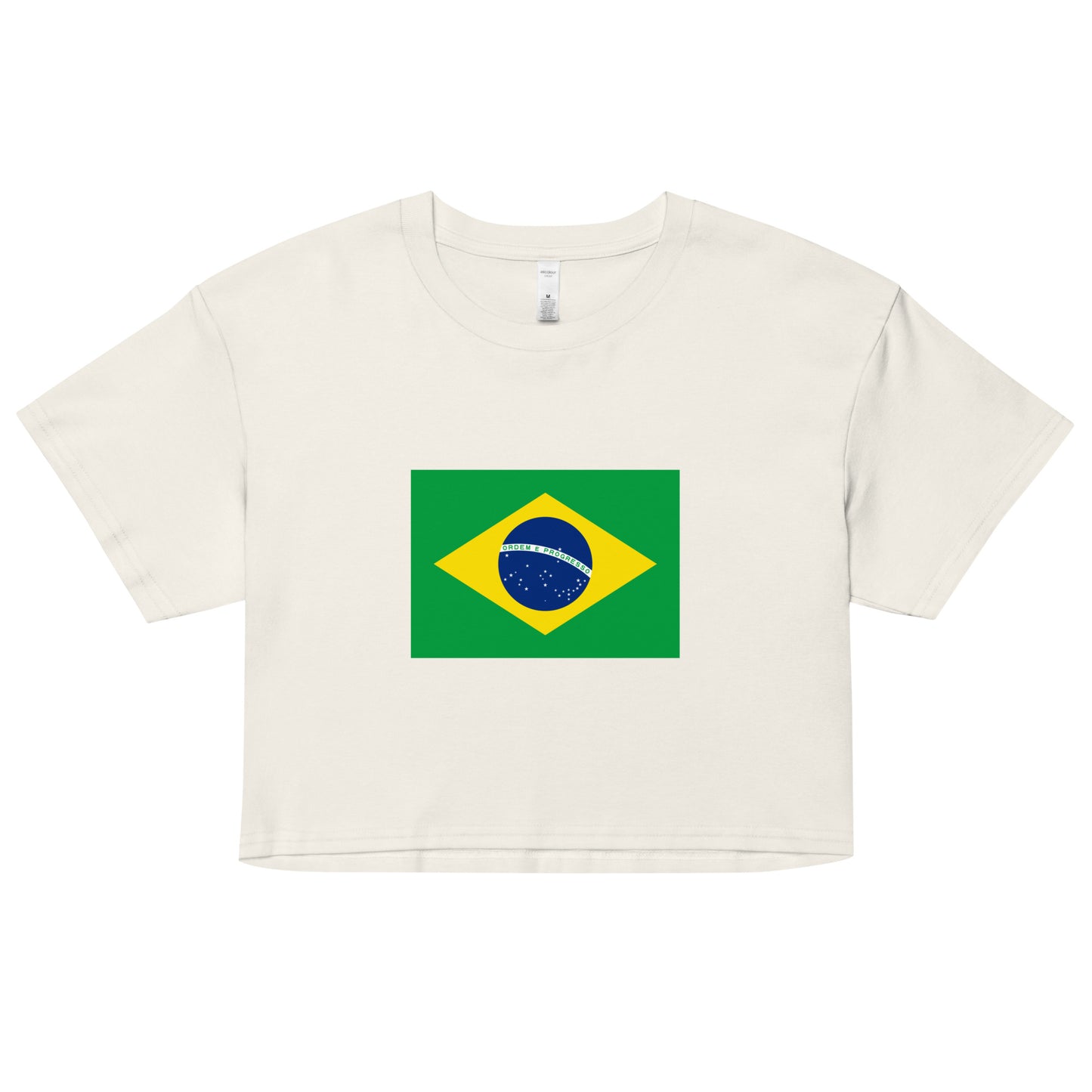 Brazil Flag Women’s crop top