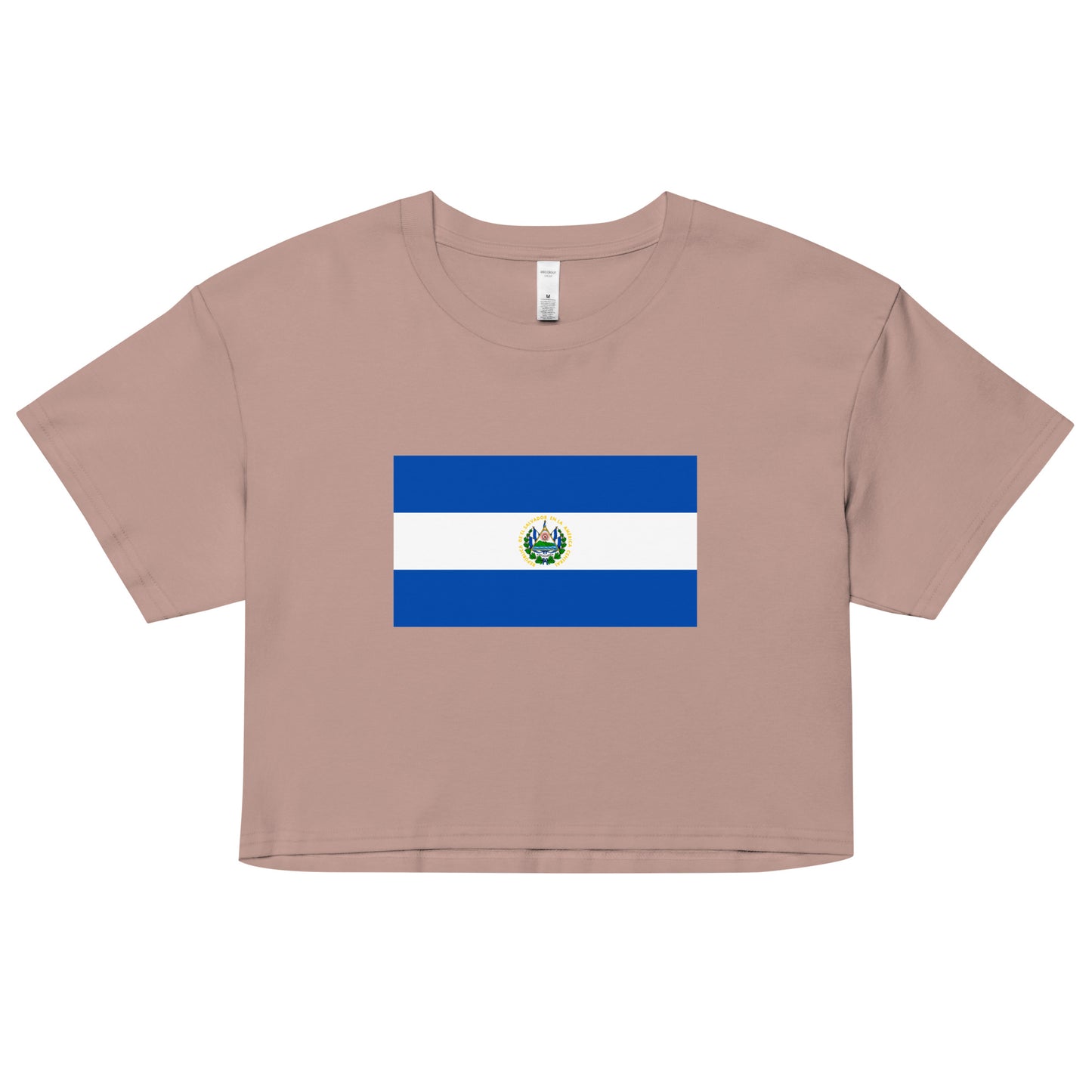 El Salvador Flag Women’s crop top
