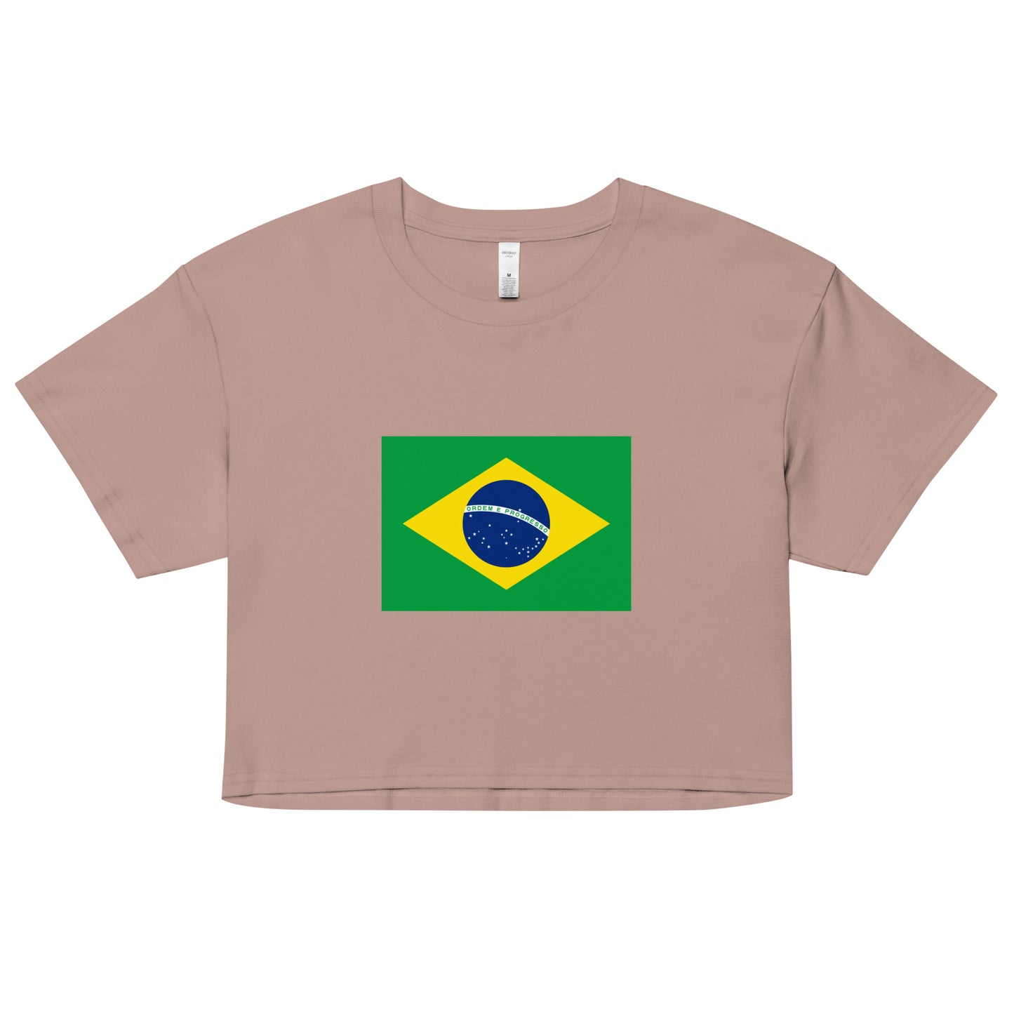 Brazil Flag Women’s crop top