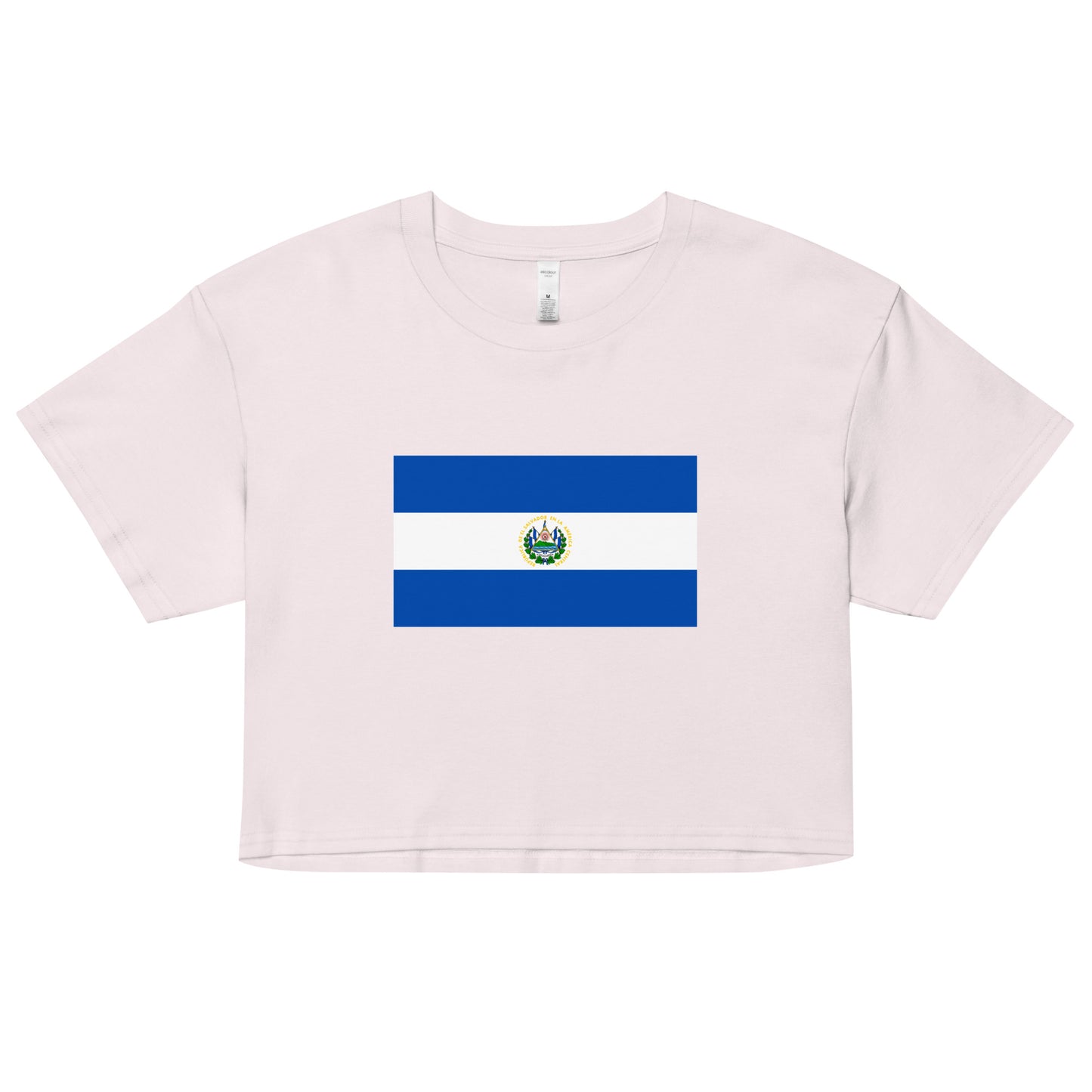 El Salvador Flag Women’s crop top