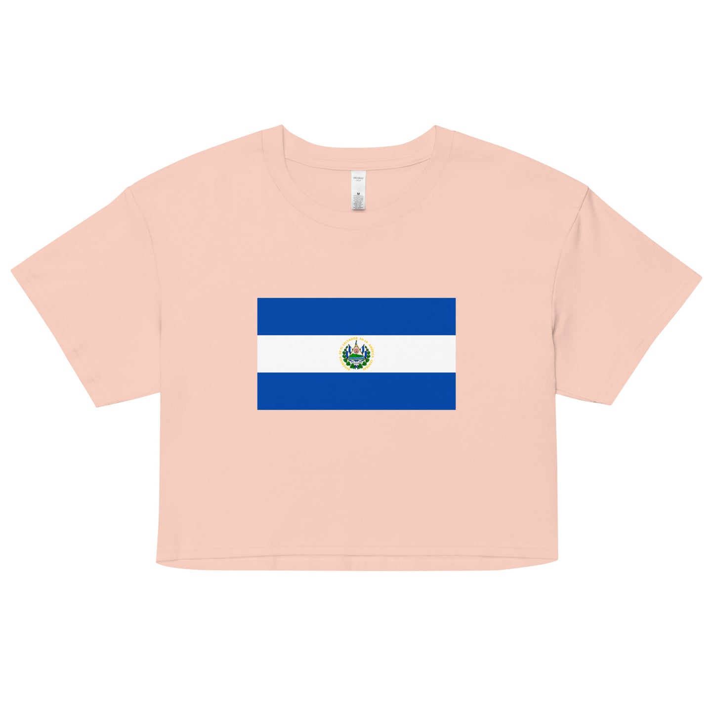 El Salvador Flag Women’s crop top