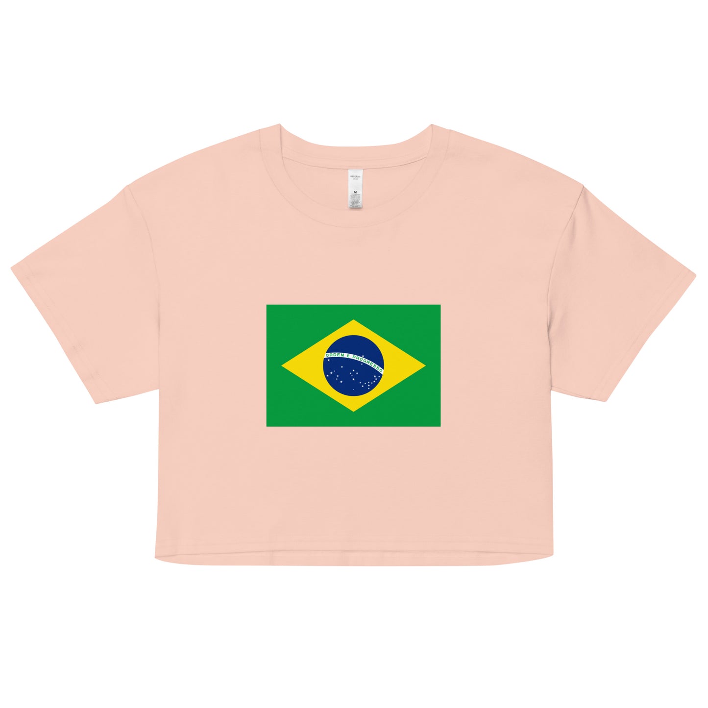 Brazil Flag Women’s crop top