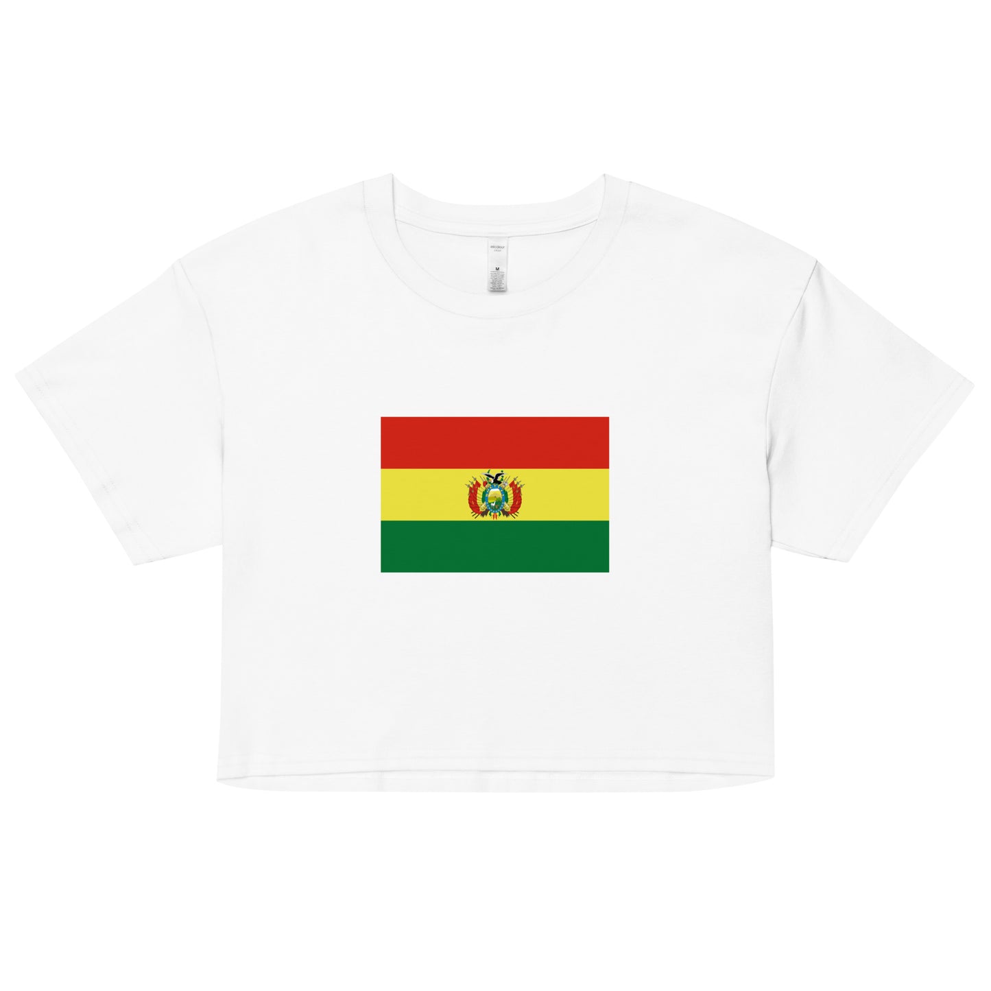 Bolivia Flag Women’s crop top