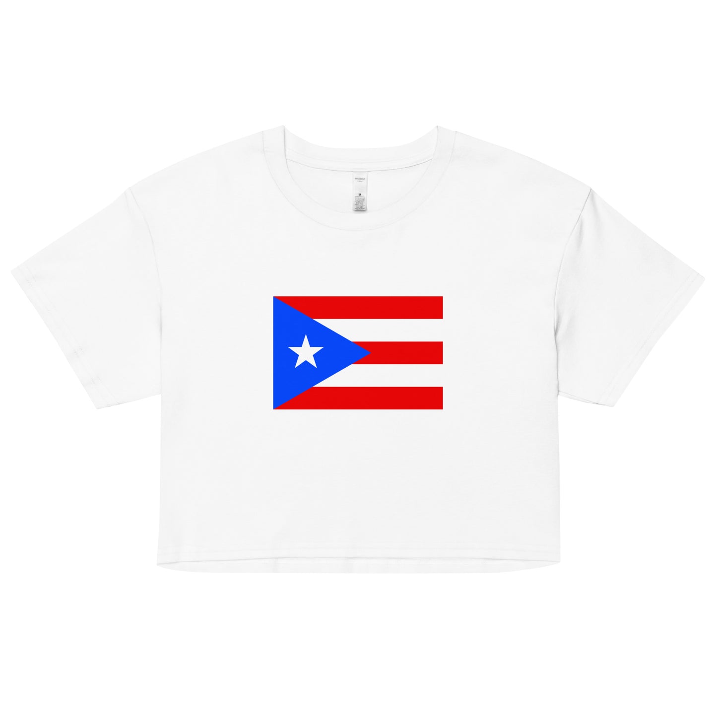 Puerto Rico Flag Women’s crop top