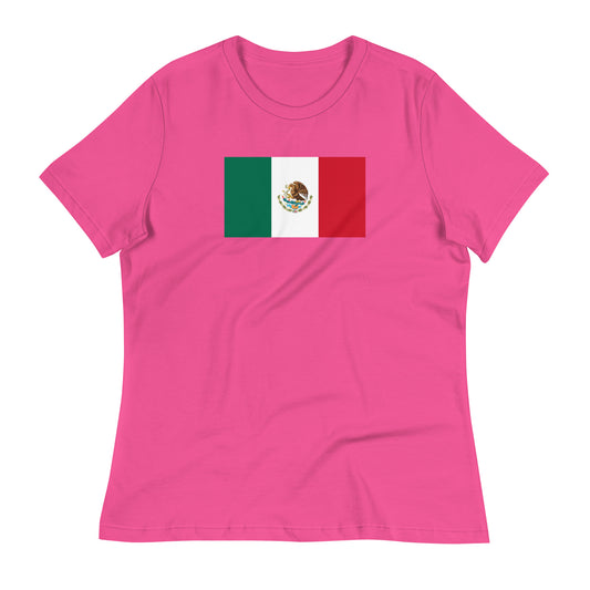 Mexico Flag Women's Relaxed T-Shirt