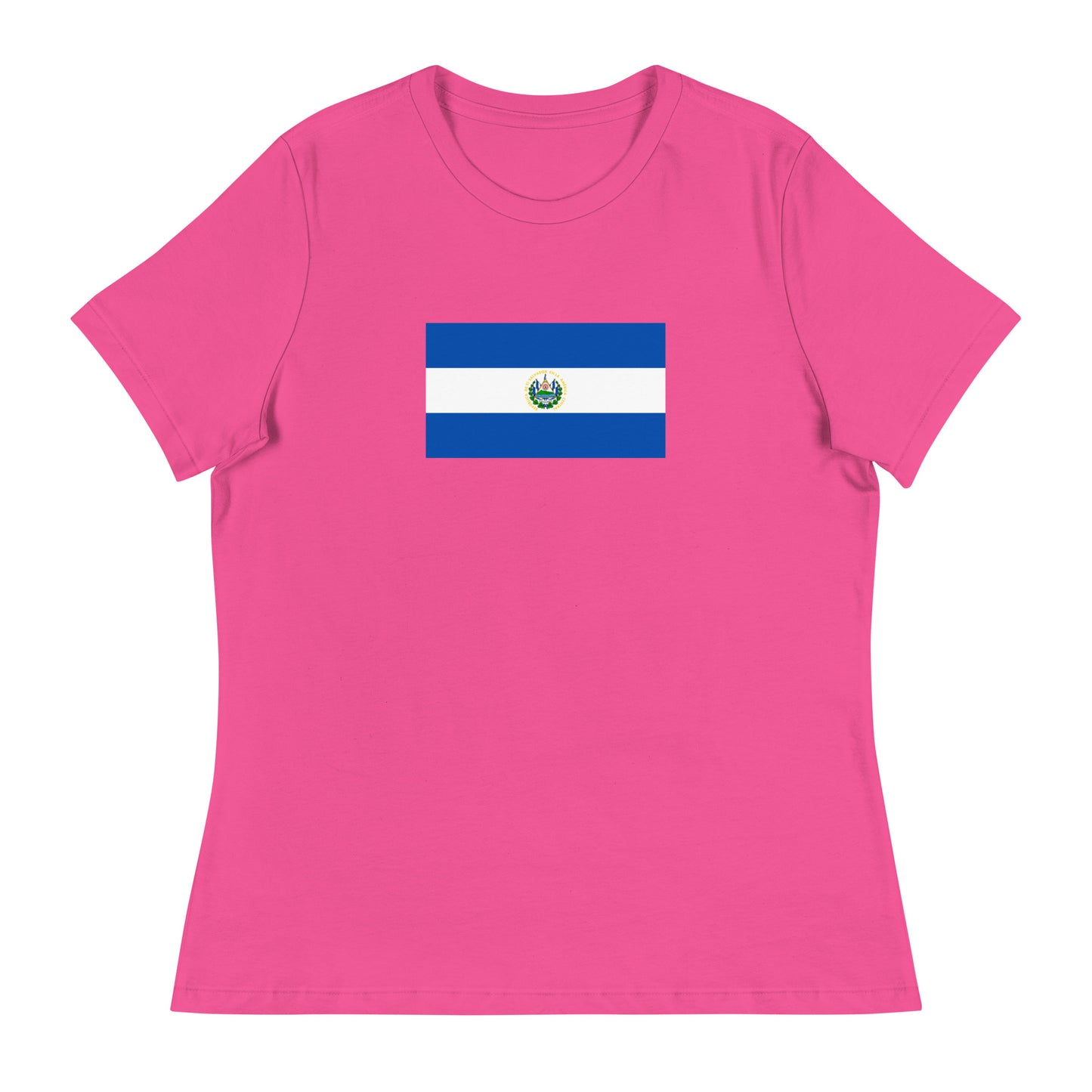 El Salvador Flag Women's Relaxed T-Shirt