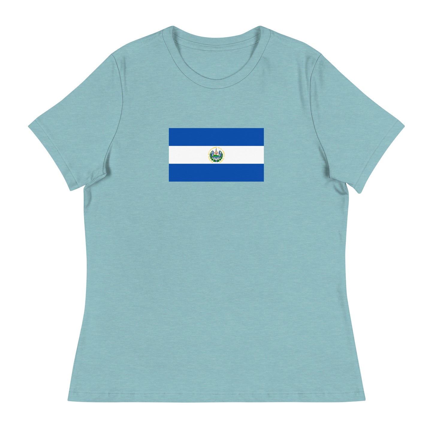El Salvador Flag Women's Relaxed T-Shirt