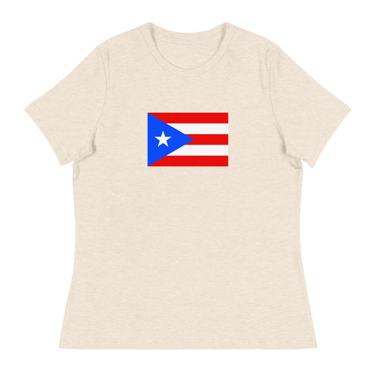 Puerto Rico Flag Women's Relaxed T-Shirt