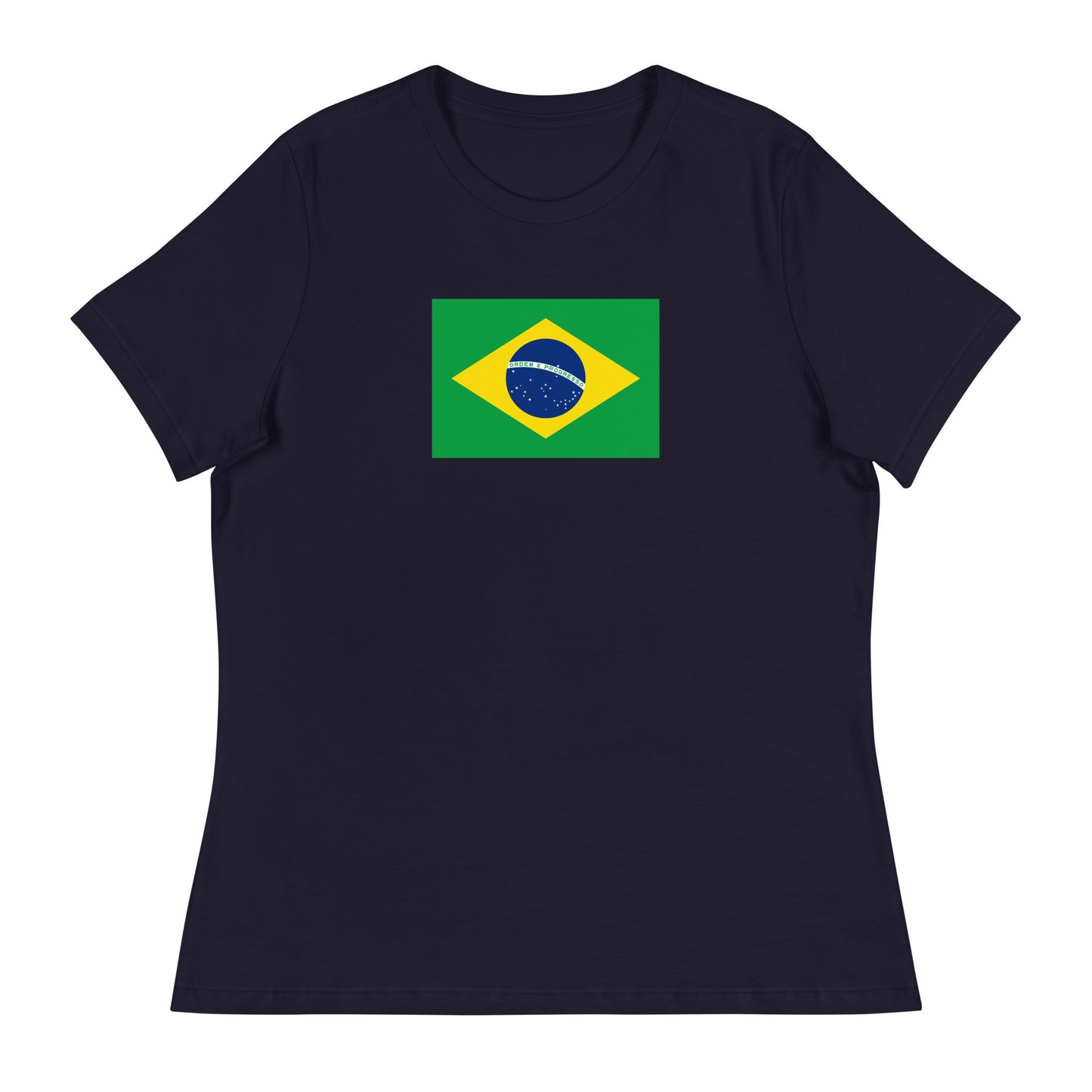 Brazilian Flag Women's Relaxed T-Shirt