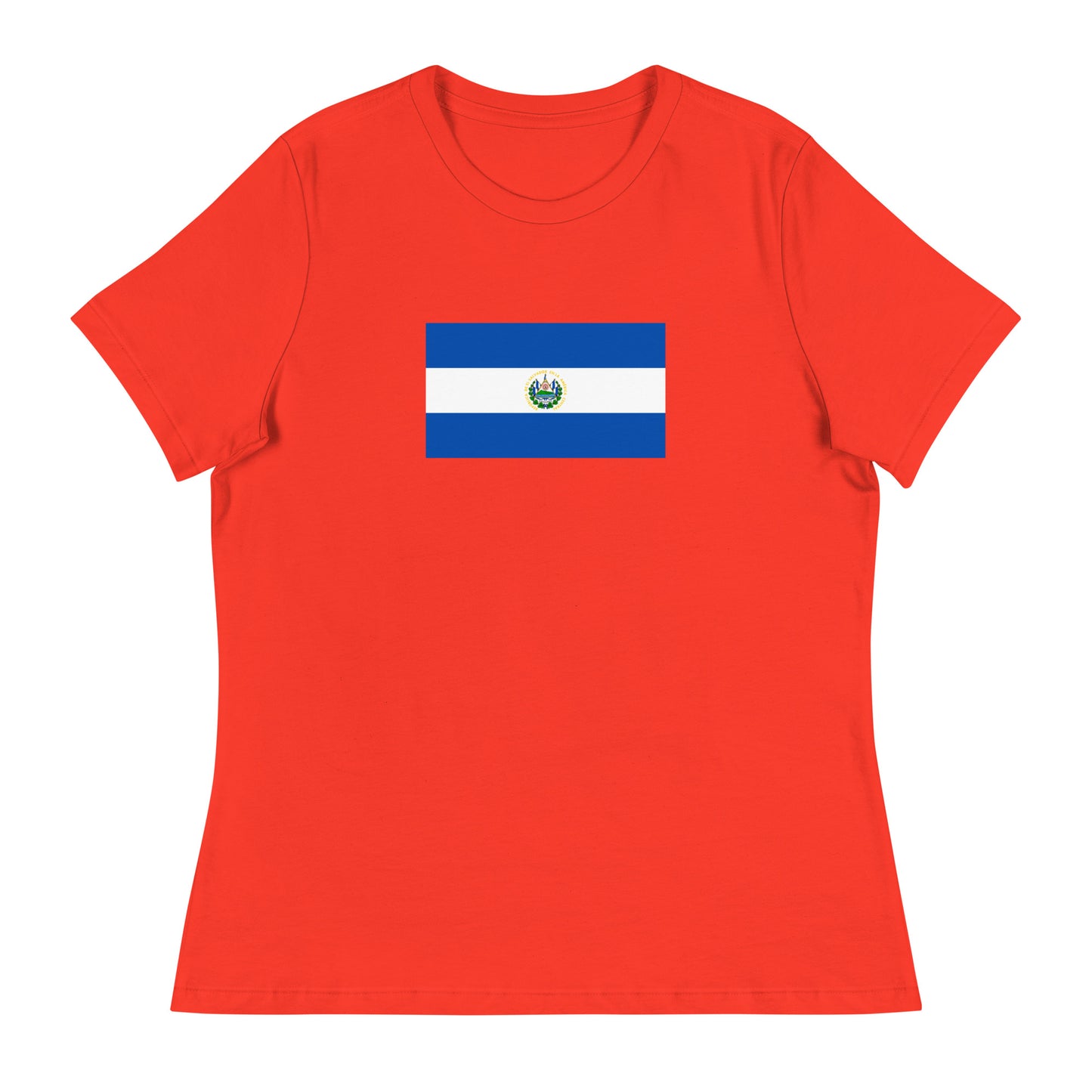 El Salvador Flag Women's Relaxed T-Shirt