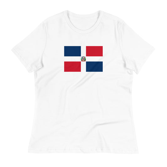 Dominican Republic Flag Women's Relaxed T-Shirt