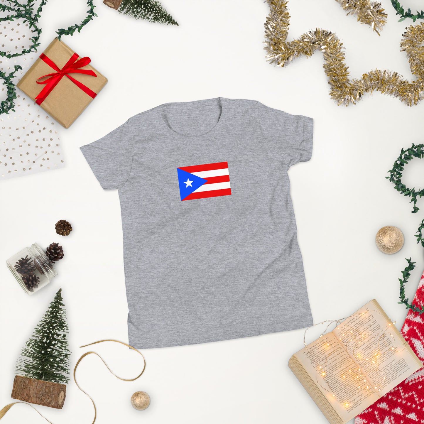 Puerto Rico Flag Youth Short Sleeve T-Shirt