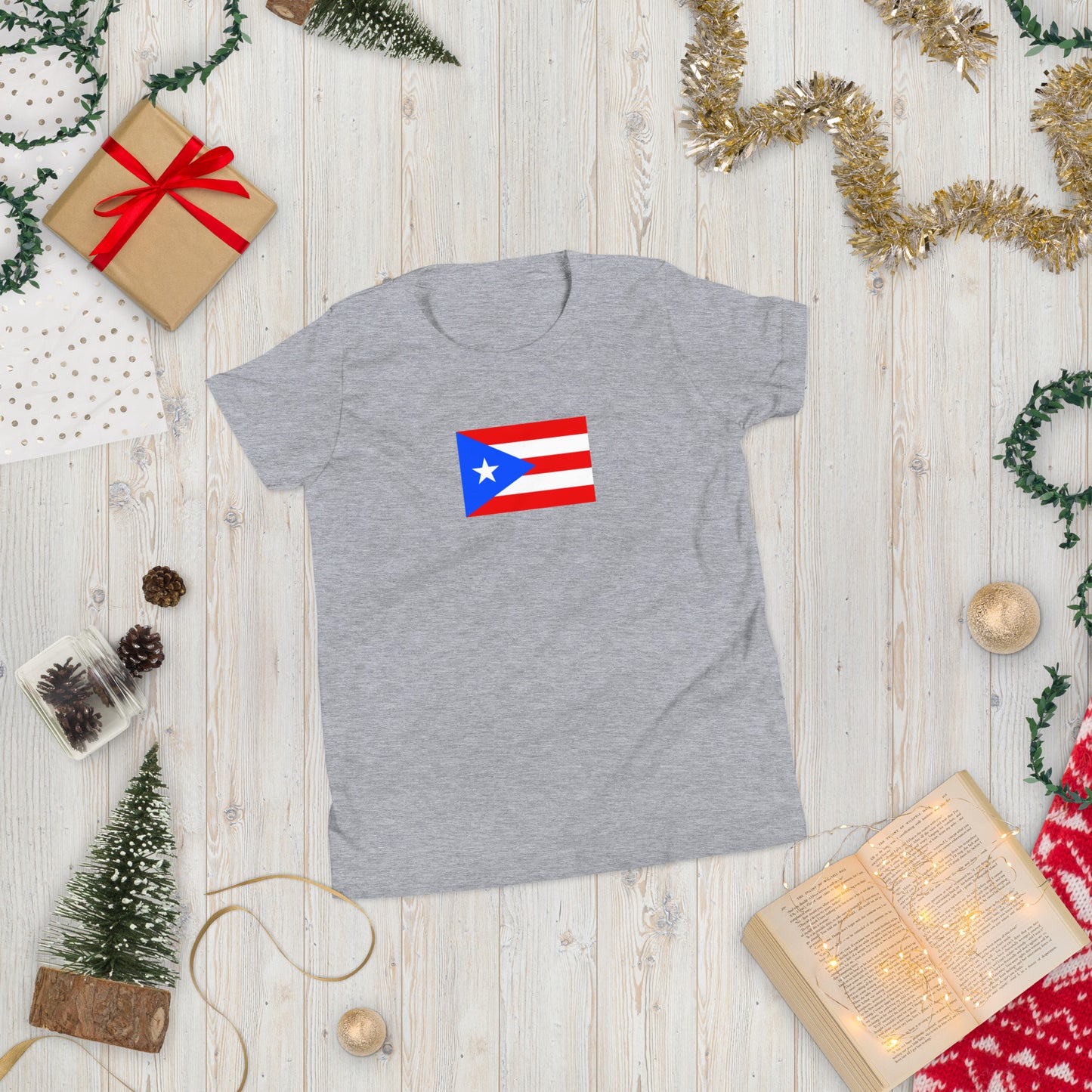 Puerto Rico Flag Youth Short Sleeve T-Shirt