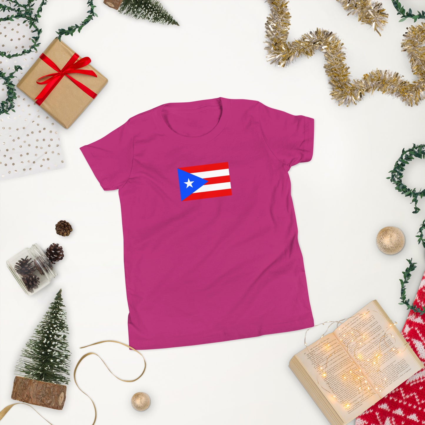 Puerto Rico Flag Youth Short Sleeve T-Shirt