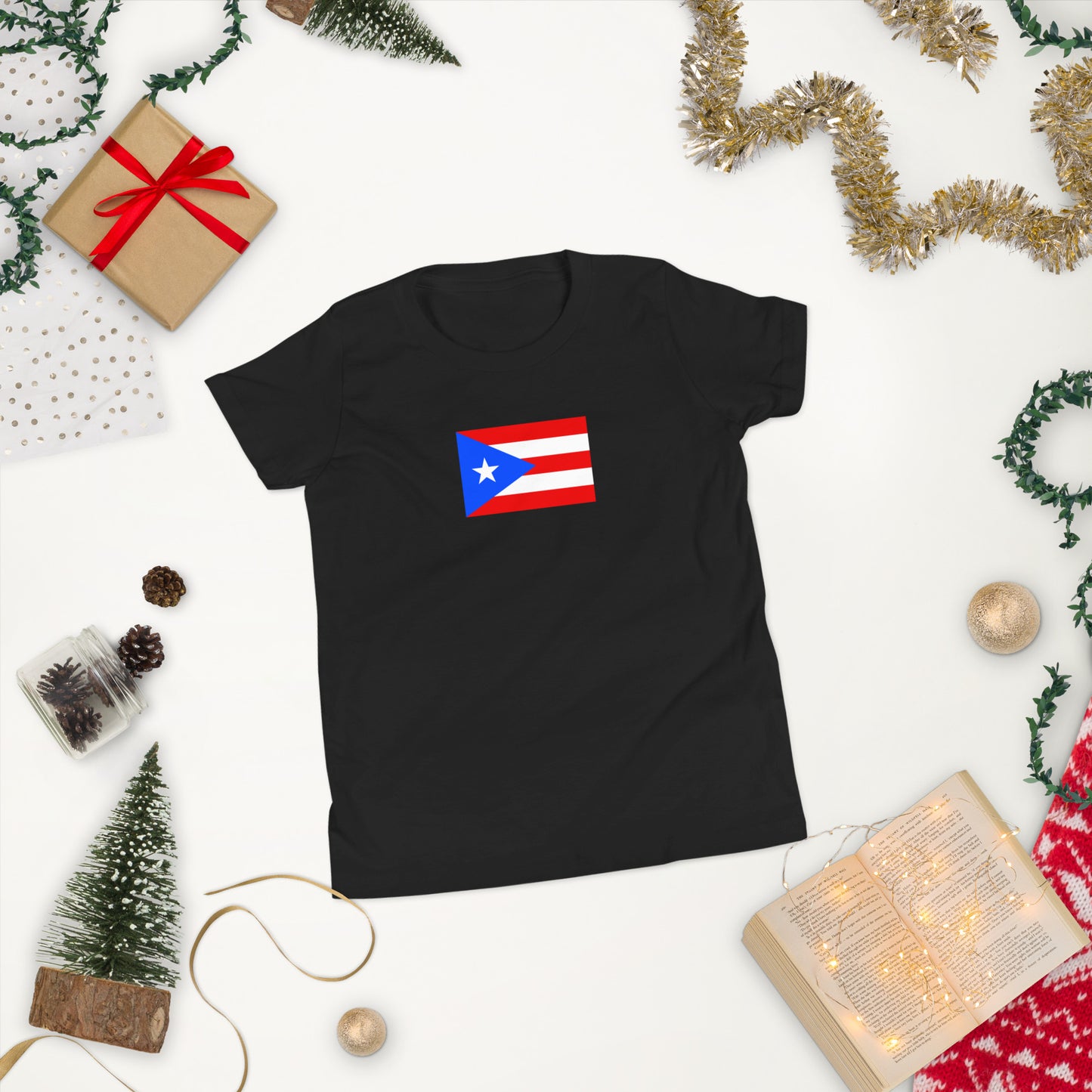 Puerto Rico Flag Youth Short Sleeve T-Shirt