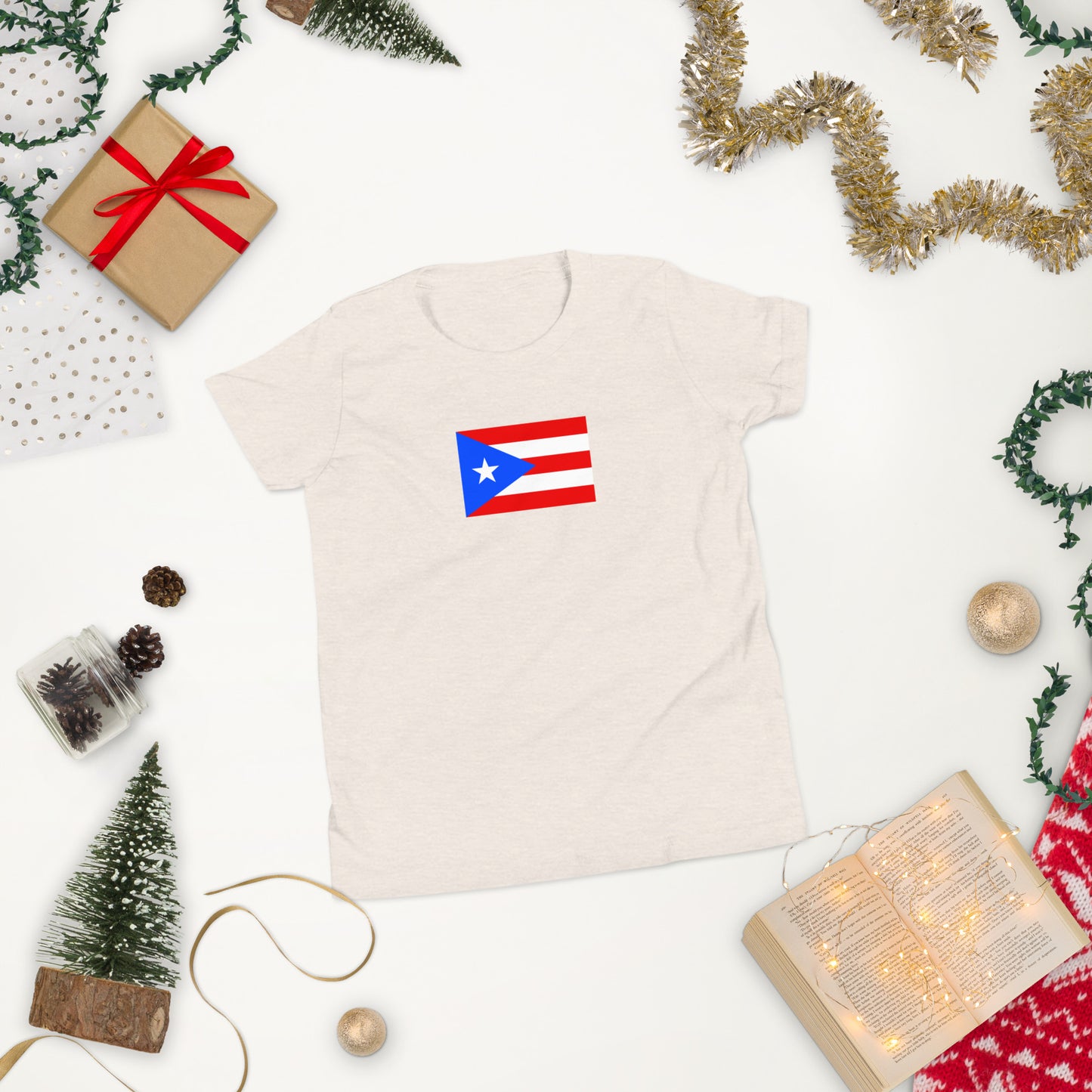 Puerto Rico Flag Youth Short Sleeve T-Shirt