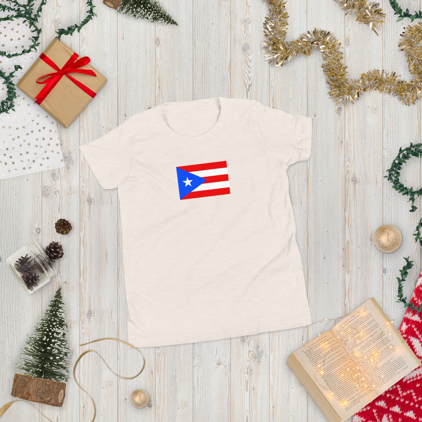 Puerto Rico Flag Youth Short Sleeve T-Shirt