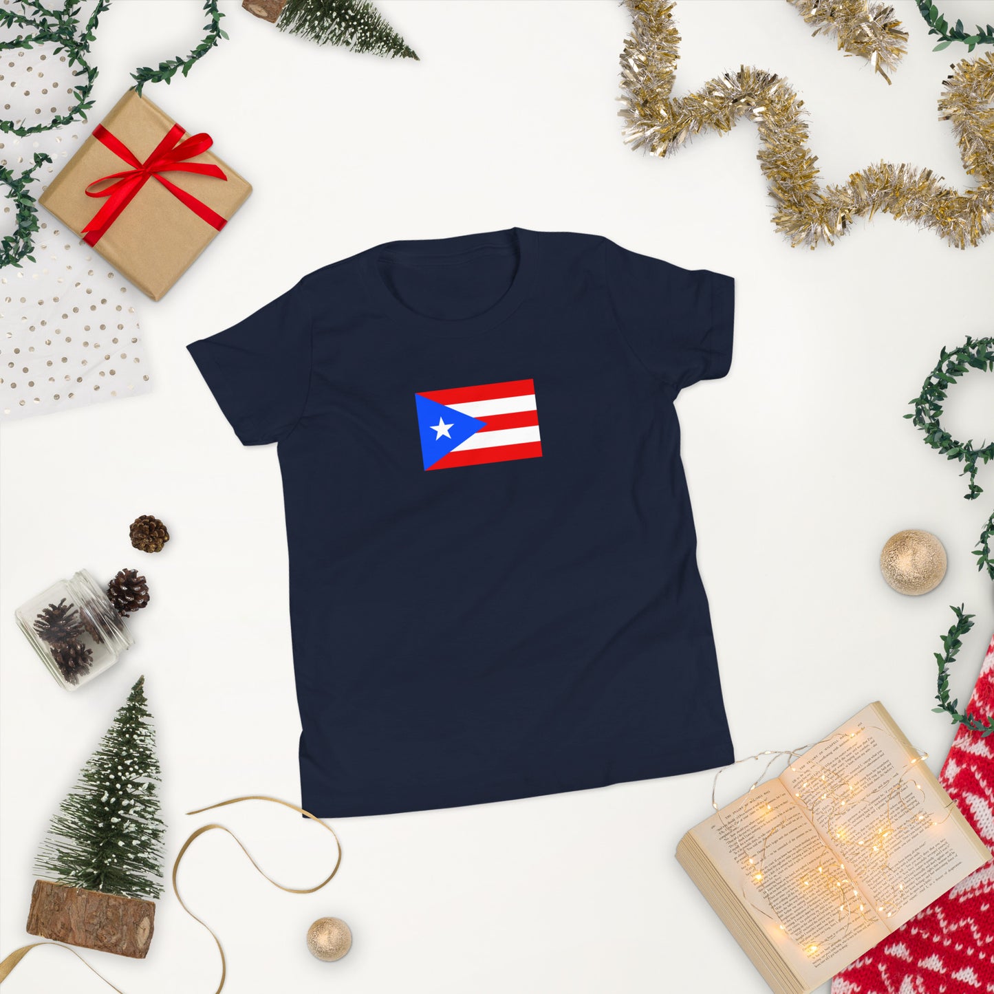 Puerto Rico Flag Youth Short Sleeve T-Shirt