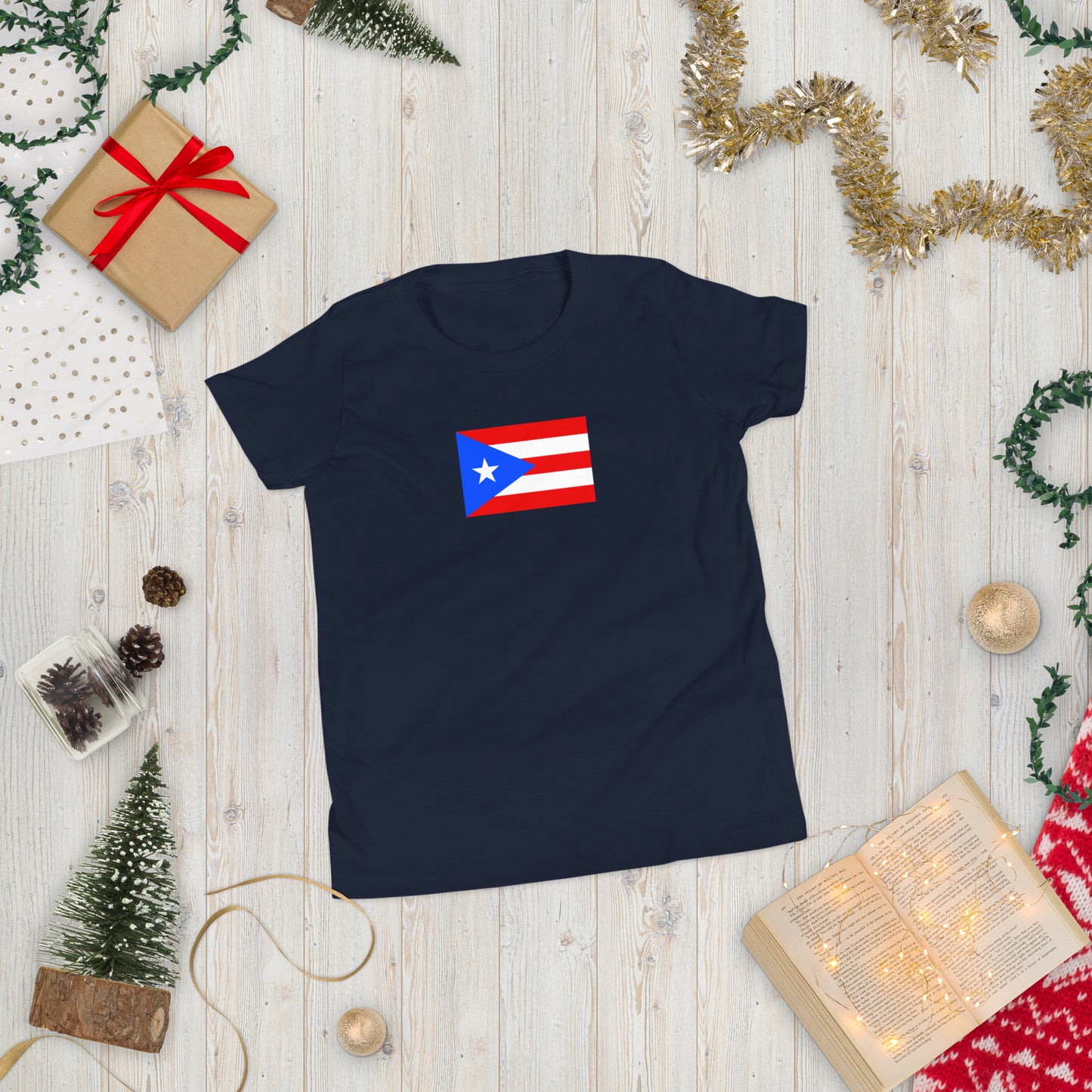 Puerto Rico Flag Youth Short Sleeve T-Shirt
