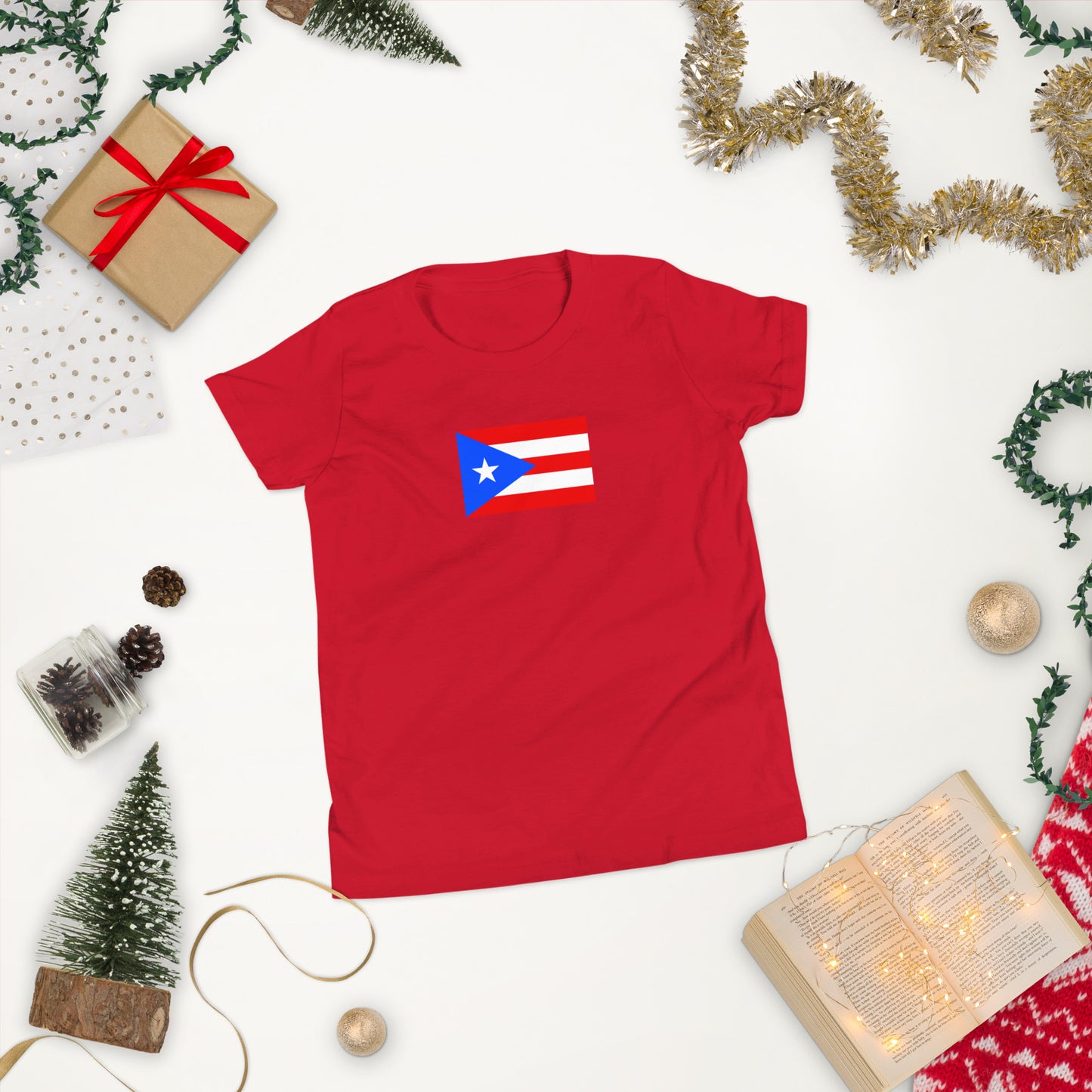 Puerto Rico Flag Youth Short Sleeve T-Shirt