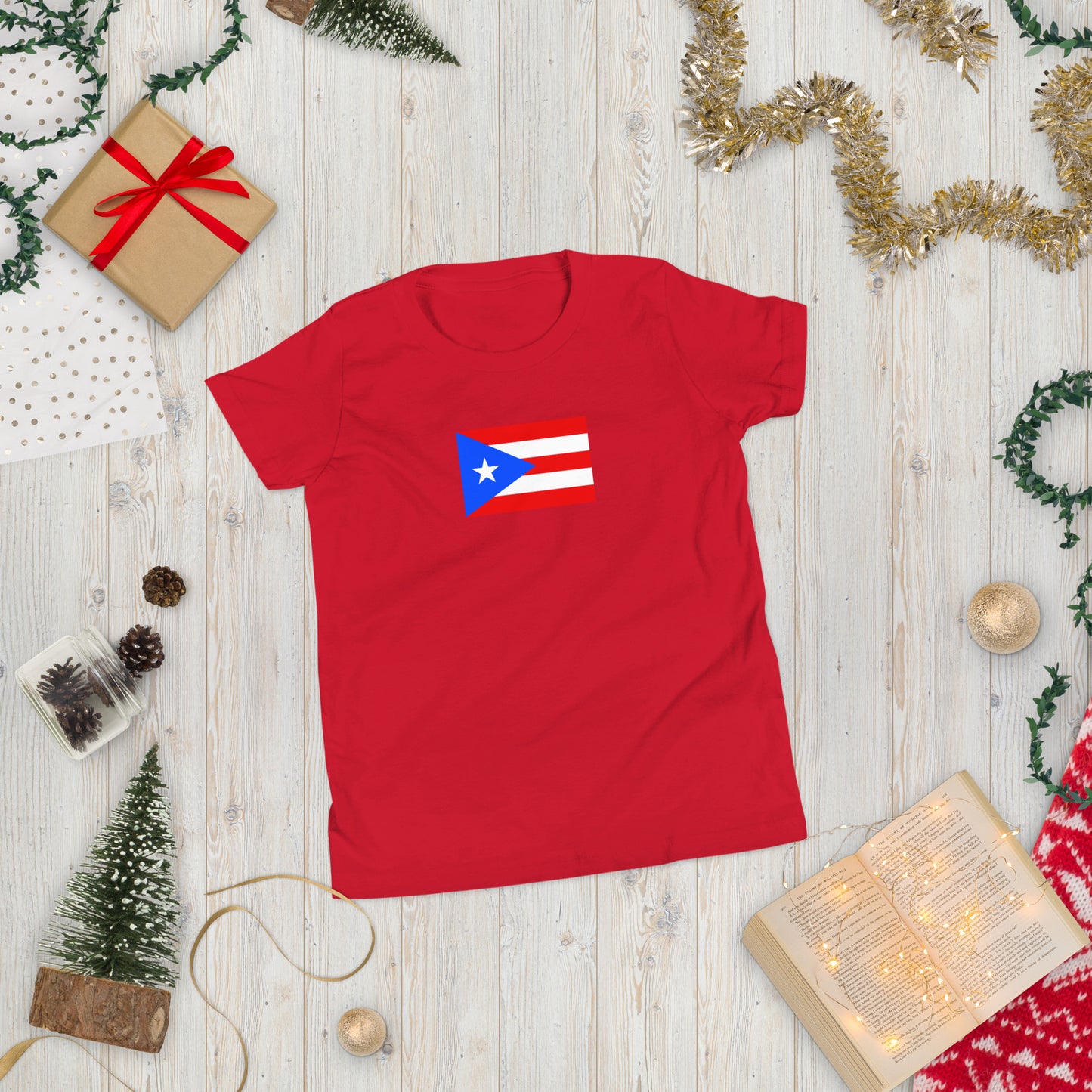 Puerto Rico Flag Youth Short Sleeve T-Shirt