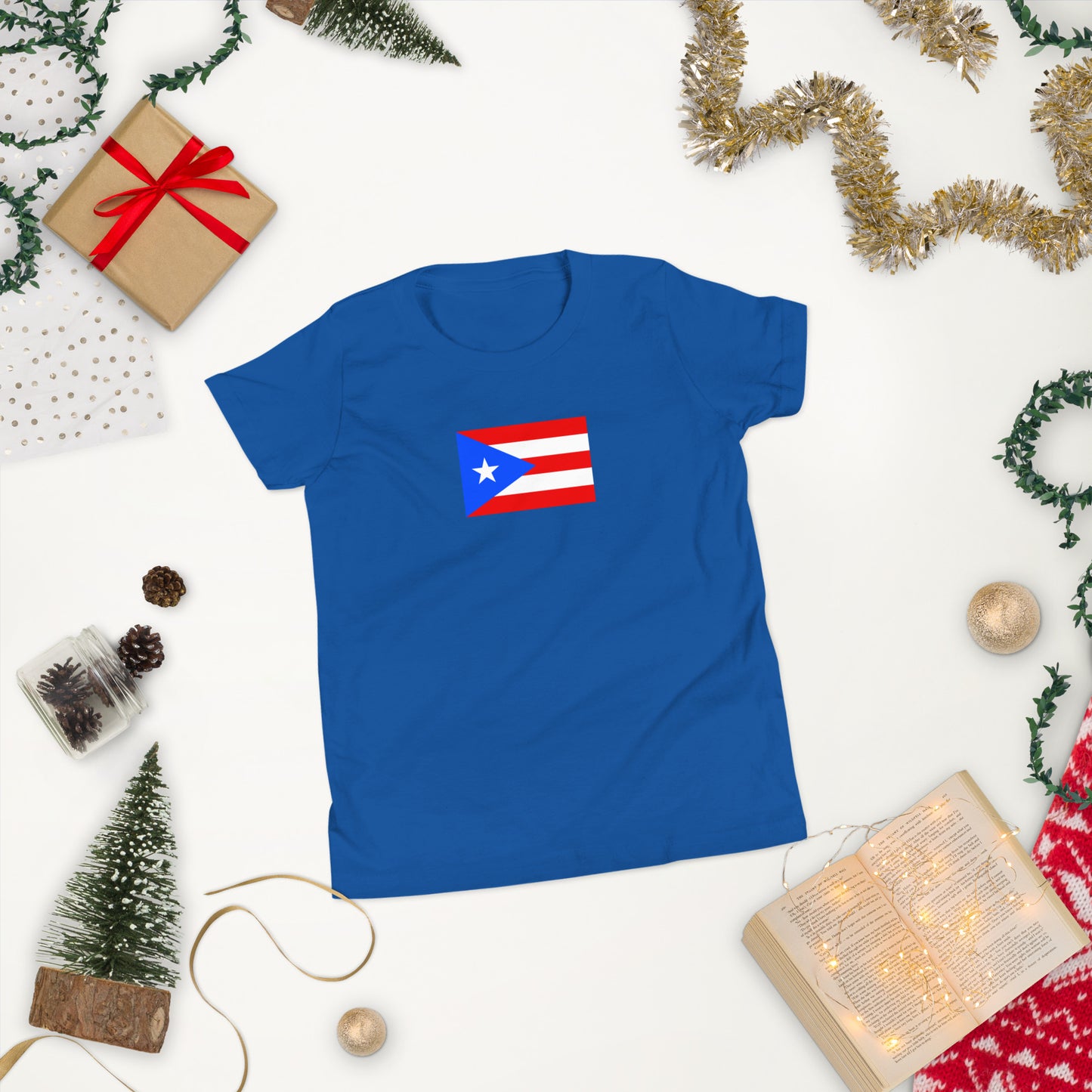 Puerto Rico Flag Youth Short Sleeve T-Shirt