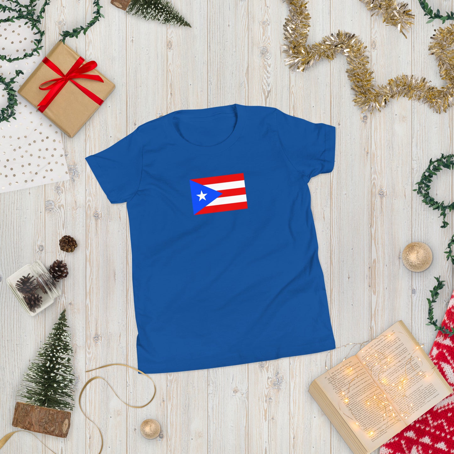 Puerto Rico Flag Youth Short Sleeve T-Shirt