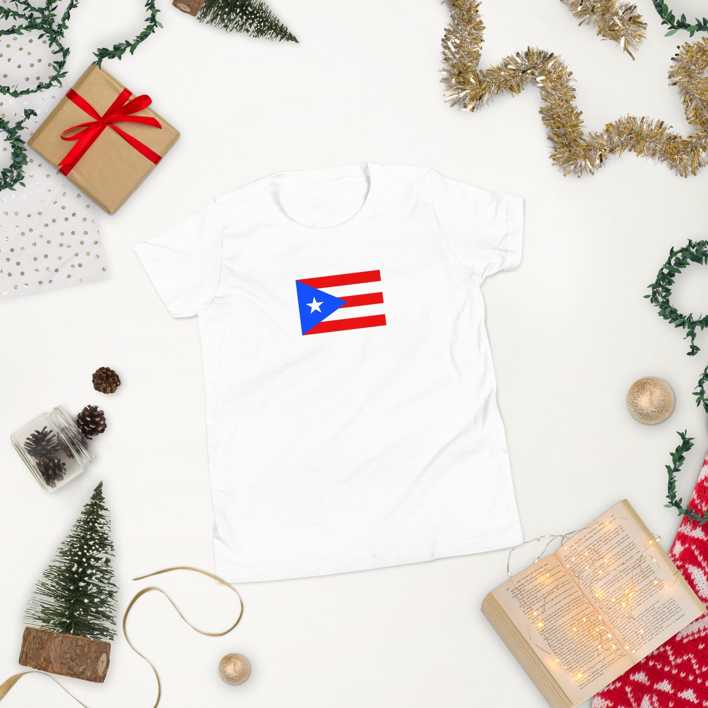 Puerto Rico Flag Youth Short Sleeve T-Shirt