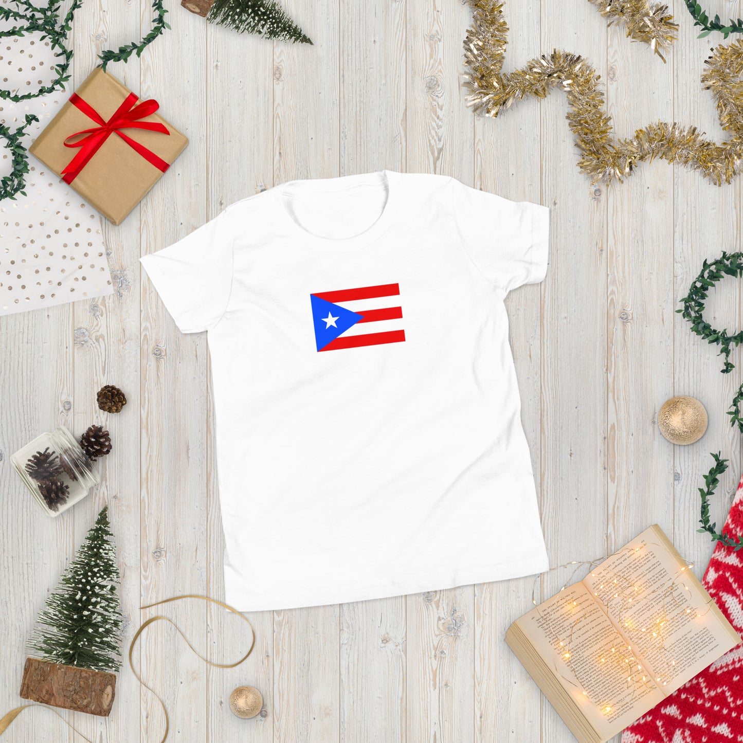Puerto Rico Flag Youth Short Sleeve T-Shirt