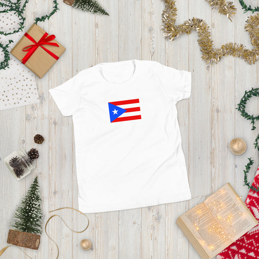 Puerto Rico Flag Youth Short Sleeve T-Shirt